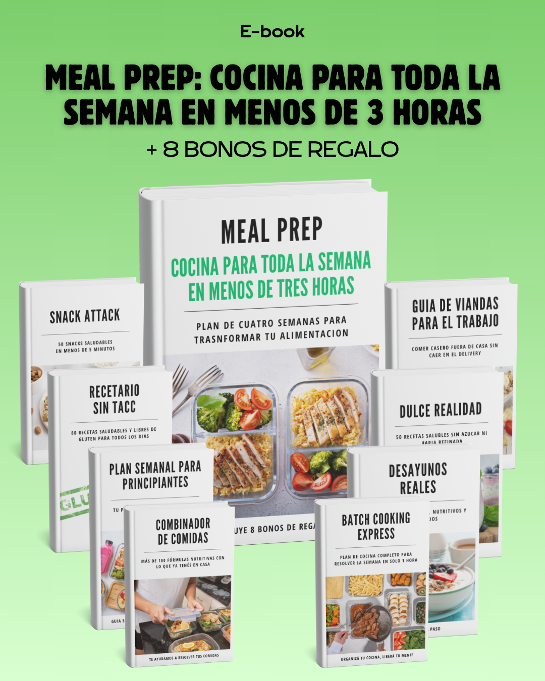 MEAL PREP: Cocina para toda la semana en menos de tres horas