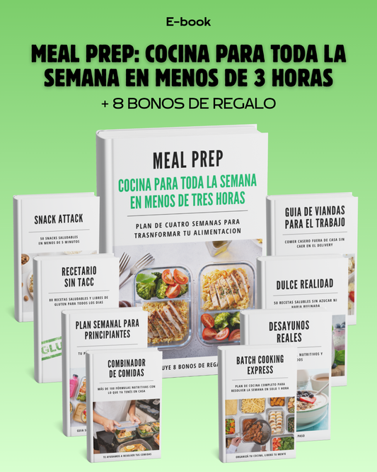 MEAL PREP: Cocina para toda la semana en menos de tres horas